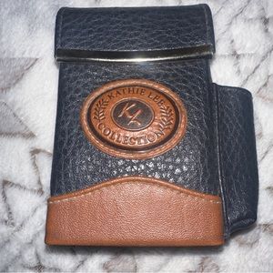 Retro Kathie Lee collection cigarette case and lighter holder
